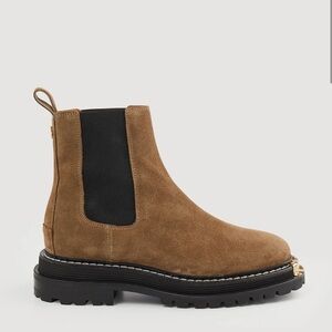 Sandro | Ankle boots w/ notched sole | Brown | 41